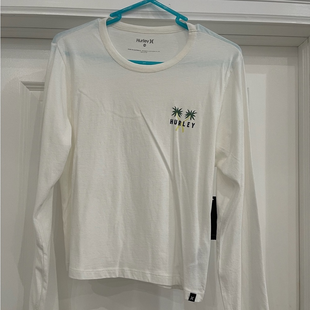 NWT Hurley Long Sleeved Cotton T-Shirt